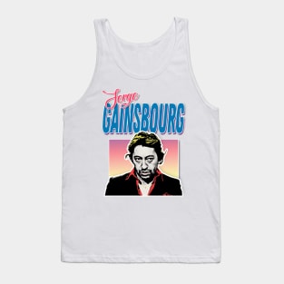 Serge Gainsbourg /\/\/\ 80s Aesthetic Tribute Design Tank Top